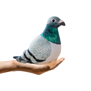 Peluche Paloma Cretada Gris 20 cm - Colección Nueva Fauna
