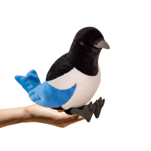 Peluche Urraca Azul 30 cm - Colección Nueva Fauna