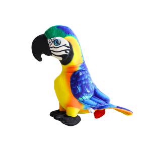 Peluche de Loro 20 cm - Colección Nueva Fauna-Amarillo