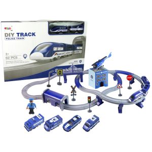Set de Tren Police Town con Ciudad de Policía y 92 Elementos
