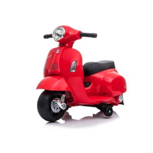 Scooter Eléctrico Infantil Vespa GTS 300 Mini Roja 6V con Luces LED