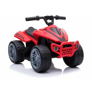 Quad Eléctrico Infantil TR1805 Rojo con Motor 35W y Batería 6V - Velocidad hasta 3 km/h
