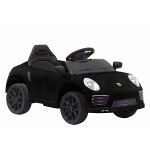 Coche Eléctrico para Niños WMT-666 con Control Remoto y Luces LED-Negro