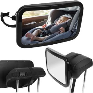 Espejo vigilabebés para asiento trasero de coche