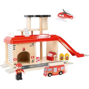 Estación de Bomberos de Madera con Accesorios - Legler