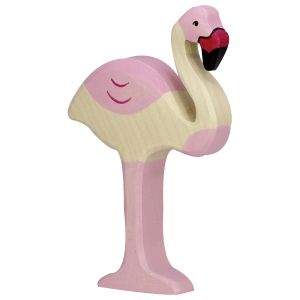 Figura de madera Flamenco Holztiger