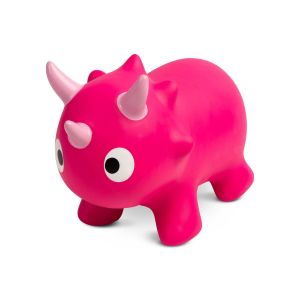 Dinosaurio Infable de goma para NIños que salta-Rosa