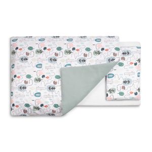 Juego de Ropa de Cama Infantil de 2 Piezas  Erizos Esmeralda 100x135 cm - imagen 2