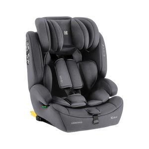 Silla de coche i-Bronn i-SIZE gris, diseñada para niños de 76 a 150 cm, a favor de la marcha.