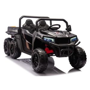 Vehículo eléctrico infantil 6 ruedas 4x4 24V XB-1038A Lean Cars negro · 163 cm