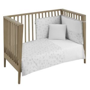 Jgo 2 Pcs.f.nordica Cuna 60 Merlo Crudo 100x140x3 Cm - Cambrass