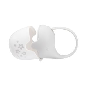 Contenedor de Chupetes Elefante Gris Babyono - Práctico y Seguro