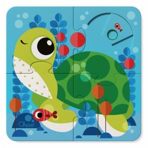 Puzzle interactivo Chicco toys con piezas táctiles