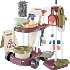 Kruzzel Kit de Limpieza Infantil 18 en 1 - Juguete Educativo