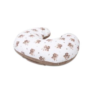 Almohada de lactancia Sensillo Velvet Crochet Friends con mango ergonomico.