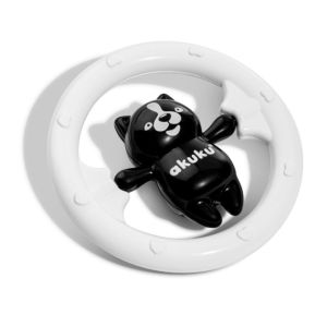 Sonajero Akuku en blanco y negro, juguete para bebé