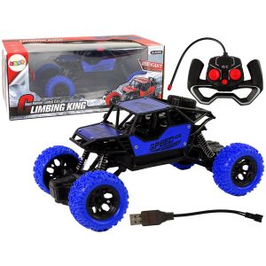 Coche de Control Remoto Todo Terreno R/C 1:18 Azul