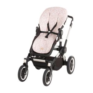 Colchoneta Silla Uni.rev.oval Linen Rosa 43x88x1 Cm - Cambrass