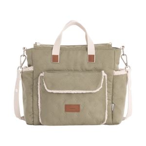 Bolso Maternal Pack Soft Winter Kaki 16x43x37 Cm - Cambrass