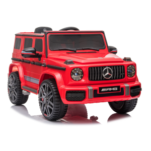 Coche Eléctrico Infantil Mercedes G63 Rojo con Control Remoto