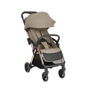 Silla de paseo Eden Beige Kikkaboo con plegado automático de un toque