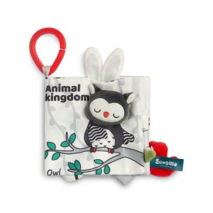 Libro Sensorial en Blanco y Negro Sensillo – Estimula los Sentidos
