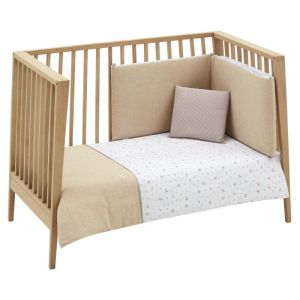 Jgo 2 Pcs.f.nordica Cuna 70 Greeny Beige 110x170x3 Cm - Cambrass