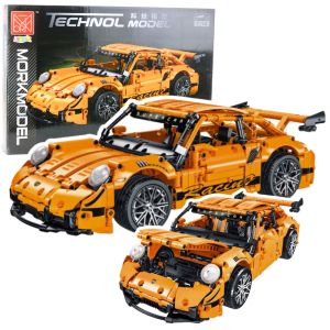 Coche de Carreras de Bloques GT Racing 1:14 con 1268 Piezas
