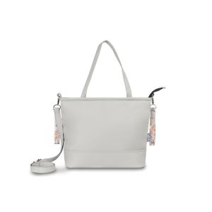 Bolso Maternal Sensillo de Eco-piel Gris Otoño