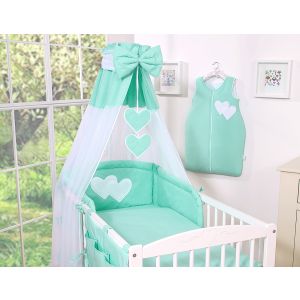 Juego de Sábanas 5 piezas My Sweet Baby - Corazones Colgantes