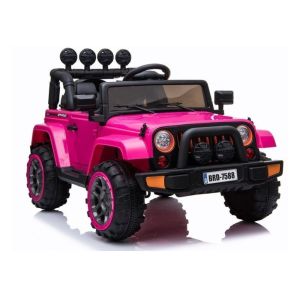 Coche Eléctrico Infantil Rosa BRD-7588 con Control Remoto