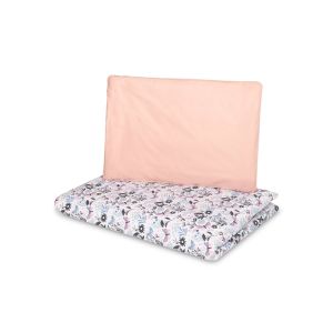 Ropa de Cuna Sensillo - Juego de Sábanas Mariposas Rosa 100x135