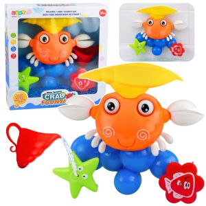 Set de Juguete de Baño Cangrejo con Fuente y Ventosas