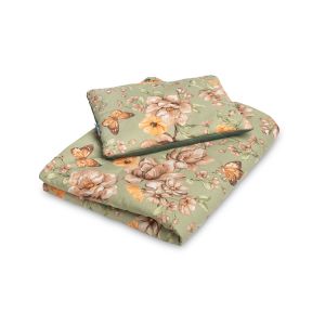 Juego de Cuna Sensillo Velvet Cot Set Square Green