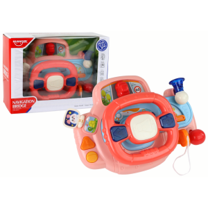 Volante Interactivo Rosa Simulador de Conducción Multifuncional