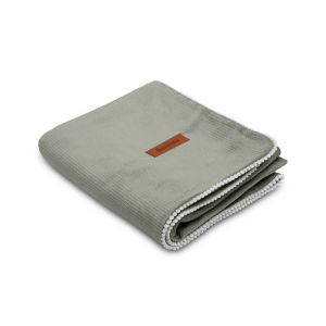 Manta de terciopelo gris 75x100 de Sensillo para bebé