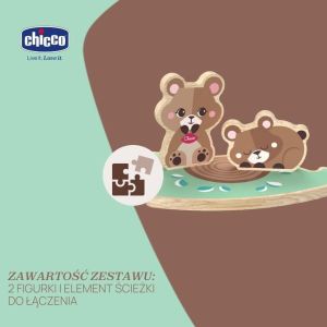 Set de 2 Ositos de Madera Chicco toys - Juguetes Montessori