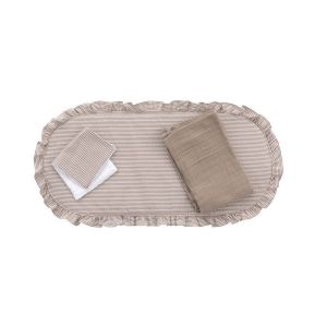 Pack Colcha Capazo Candela Wine 35x75x1 Cm - Cambrass