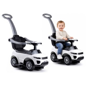 Correpasillos infantil evolutivo Lean Cars 3 en 1 blanco · asa parental · 12+ meses