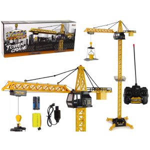 Grúa enorme con control remoto R/C altura 183 cm