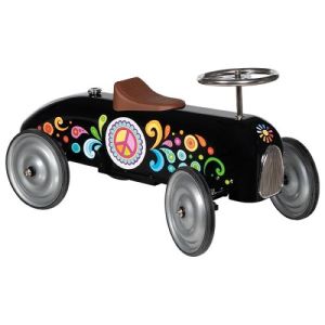 Correpasillos Bebé Retro de Metal y Plástico Negro goki66 73,5 cm [Goki]