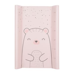 Cambiador duro PVC Kikkaboo Bear with me Rosa 70x50 cm