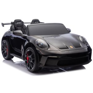 Coche Eléctrico Infantil Porsche GT3 Negro con Batería 24V