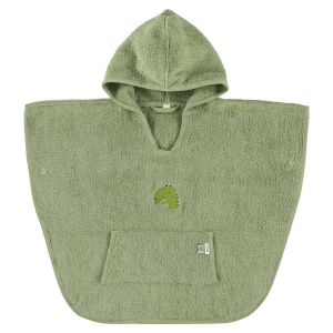 Poncho Aura Dino Trixie para Bebé - Suave y Absorbente