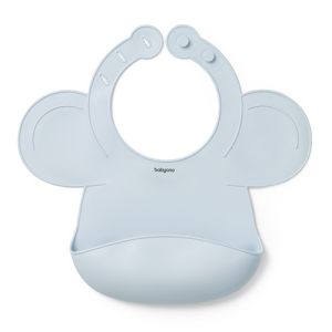 Babero de Silicona Ajustable Babyono - Azul, Comodidad y Protección