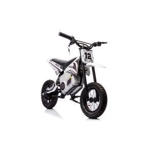 Moto Cross Eléctrica Infantil A9901 Blanca con Batería