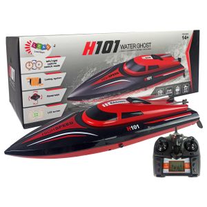 Barco de control remoto H101 Rojo 1:48 2.4G 35 km/h