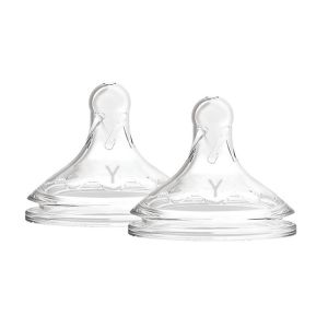 Tetina de Silicona Dr Brown's Y-Cut Wide-Neck 2-Pack