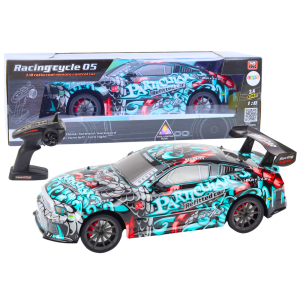 Coche Deportivo RC Grande 1:8 con Luces y Sonidos Graffiti