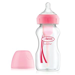 Biberón Dr brown`s Options+ 270 ml Rosa para Bebés